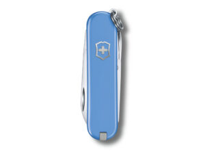 Нож-брелок VICTORINOX Classic SD Colors Summer Rain, 58 мм, 7 функций, голубой — изображение 2