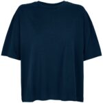 Футболка оверсайз женская Boxy Women, темно-синяя