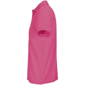 Рубашка поло унисекс Pitcher, розовая (ribbon pink) — изображение 3