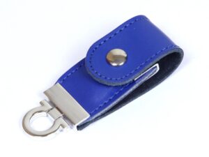 USB-флешка на 32 Гб в виде брелка, синий — изображение 2
