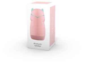 Портативная акустика Rombica Mysound Kitty 3C, розовый — изображение 4