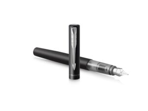Перьевая ручка Parker Vector XL Black CT цвет чернил blue, перо: F/M, в подарочной упаковке. — изображение 3