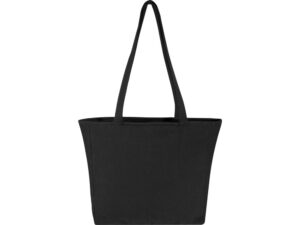 Weekender эко-сумка из переработанного материала Aware™ плотностью 500 г/м² - Черный — изображение 3