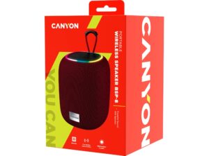 Беспроводная колонка Canyon BSP-8 (CNE-CBTSP8R), 10 Вт, бордовый — изображение 5