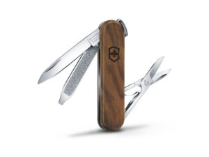 Нож-брелок VICTORINOX Classic SD, 58 мм, 5 функций, деревянная рукоять — изображение 2