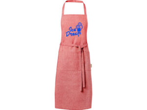 Pheebs 200 g/m2 recycled cotton apron, красный яркий — изображение 4