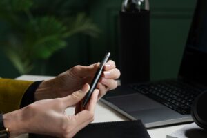 Ручка шариковая Scribo, матовая черная — изображение 5