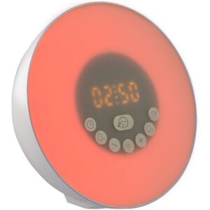 Лампа-колонка со световым будильником dreamTime, ver.2, белая — изображение 7