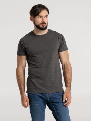 Футболка унисекс Firm Wear, черный меланж — изображение 7