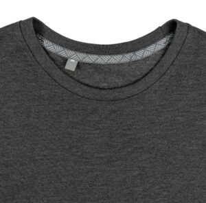 Футболка унисекс Firm Wear, черный меланж — изображение 3