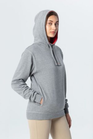 Двусторонняя толстовка Revers, серая с красным — изображение 9