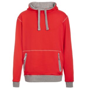 Двусторонняя толстовка Revers, серая с красным — изображение 3