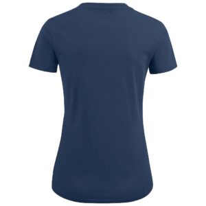 Футболка женская Ladies American U, синяя — изображение 2