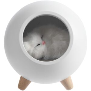 Беспроводная лампа-колонка Right Meow, белая — изображение 2
