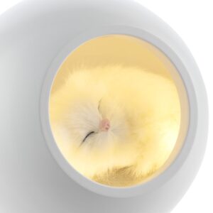 Беспроводная лампа-колонка Right Meow, белая — изображение 3