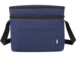 Tundra сумка-холодильник из переработанного РЕТ-пластика, сертиф. согласно GRS - Heather navy — изображение 2