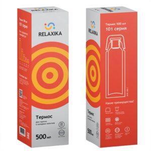 Термос Relaxika 500, стальной — изображение 5