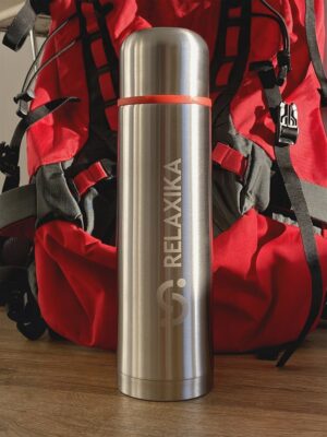 Термос Relaxika 1000, стальной — изображение 5