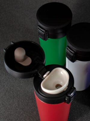 Термостакан с ситечком No Leak Infuser, белый — изображение 9
