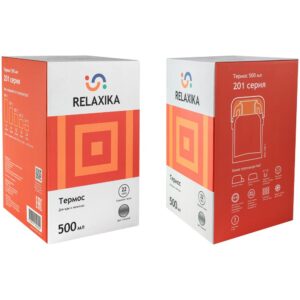 Термос для еды и напитков Relaxika 500, стальной — изображение 5