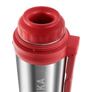 Термос для еды и напитков Relaxika 1800, стальной — изображение 2