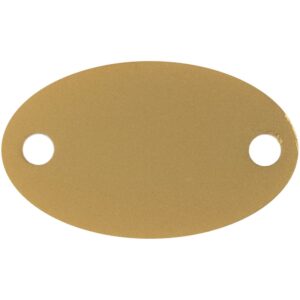 Шильдик металлический Alfa Oval, золотистый