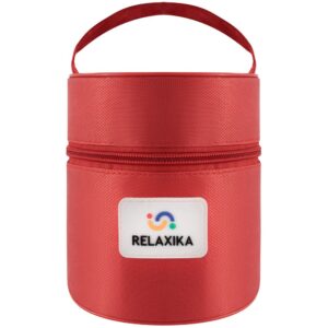Термос для еды Relaxika 500, в чехле, стальной — изображение 4