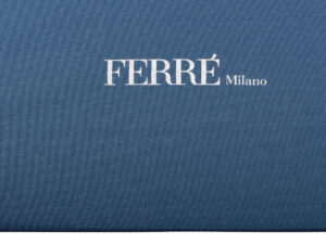 Зонт складной автоматический Ferre Milano, синий — изображение 7