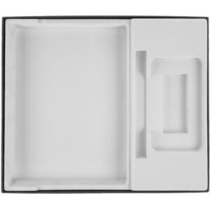 Коробка Overlap под ежедневник, аккумулятор и ручку, ver.2, черная — изображение 2