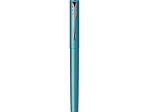 Ручка-роллер Parker Vector XL Teal CT, цвет чернил black, стержень: F, в подарочной упаковке. — изображение 8