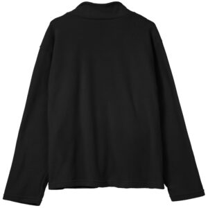 Куртка флисовая унисекс Manakin, черная — изображение 2