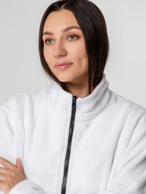 Куртка флисовая унисекс Manakin, желтая — изображение 9