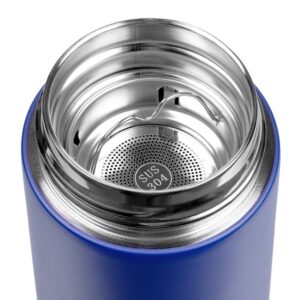 Смарт-бутылка с заменяемой батарейкой Long Therm, синяя — изображение 4