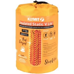 Надувной коврик Insulated Static V Lite, оранжевый — изображение 5