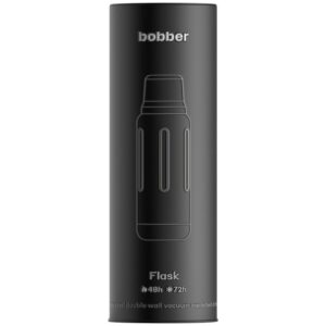 Термос Flask 1000, вакуумный, стальной матовый — изображение 5