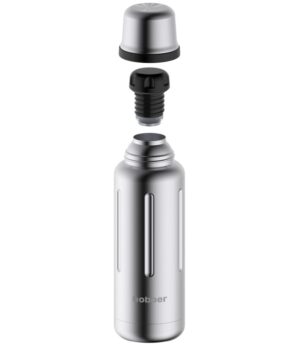 Термос Flask 470, вакуумный, стальной матовый — изображение 3