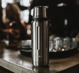 Термос Flask 470, вакуумный, стальной матовый — изображение 6