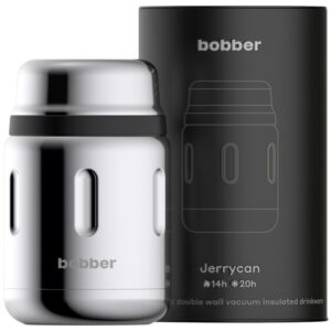 Термос для еды Jerrycan 700, вакуумный, стальной зеркальный — изображение 2