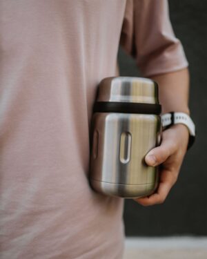 Термос для еды Jerrycan 700, вакуумный, стальной матовый — изображение 10