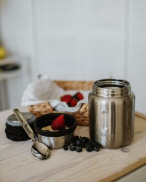 Термос для еды Jerrycan 700, вакуумный, стальной матовый — изображение 9