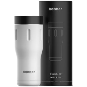 Термостакан Tumbler 470, вакуумный, белый — изображение 2