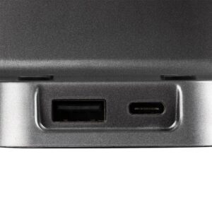 Зарядная станция с часами E-Store для смартфона, часов и наушников, черная — изображение 9