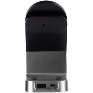 Зарядная станция с часами E-Store для смартфона, часов и наушников, черная — изображение 5