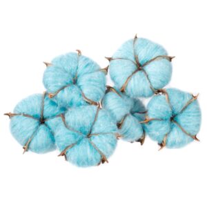 Цветок хлопка Cotton, голубой — изображение 2