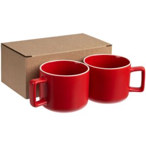 Коробка Couple Cup под 2 кружки, малая, крафт — изображение 3