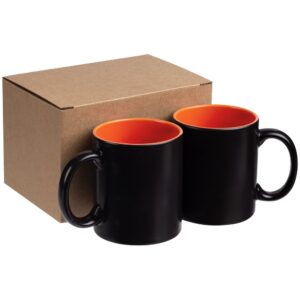 Коробка Couple Cup под 2 кружки, большая, крафт — изображение 3