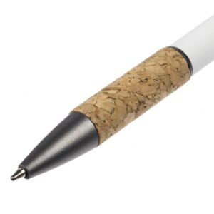 Ручка шариковая Cork, белая — изображение 4