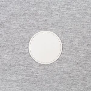 Лейбл из ПВХ Dzeta Round, L, белый — изображение 2