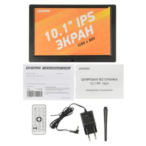 Цифровая фоторамка Digma PF-1043, черная — изображение 6