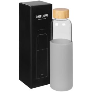 Бутылка для воды Onflow, серая — изображение 7